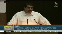 Maduro destaca el ideal de patria grande de Bolívar y Martí