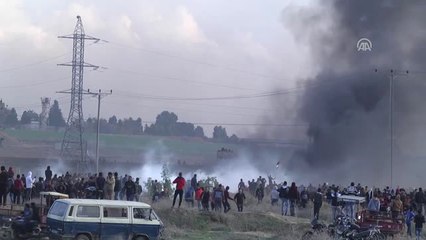 İsrail'in Gazze Sınırındaki Gösterilere Müdahalesi