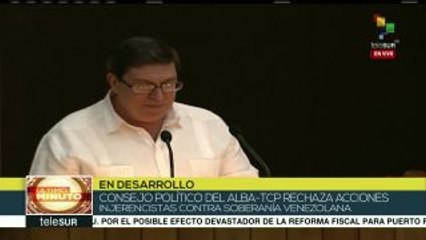 Ratifican apoyo a Venezuela en XIII aniversario del ALBA-TCP