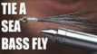 Fly Tying -  classic saltwater bass fly - how to tie it