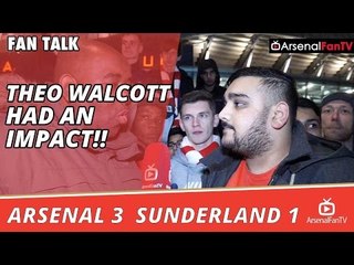 Theo Walcott Had An Impact!!  | Arsenal 3 Sunderland 1