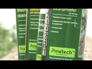 Jonny Crockett product promo - Pinetech scent eliminator