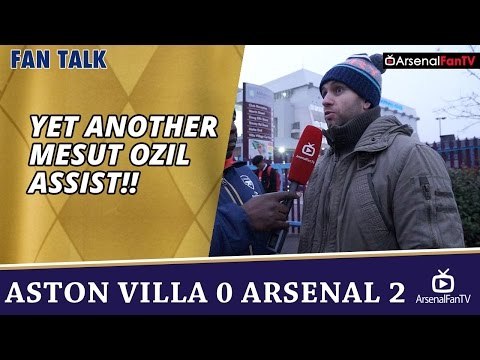 Yet Another Mesut Ozil Assist!! | Aston Villa 0 Arsenal 2