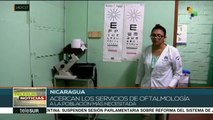 Nicaragua atiende afecciones oculares de manera gratuita