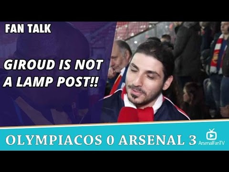 Giroud Is NOT A Lamp Post!!  | Olympiacos 0 Arsenal 3
