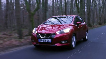 Nissan Micra Driving Video in Passion Red