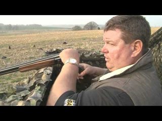 George Digweed shoots crows in Sussex