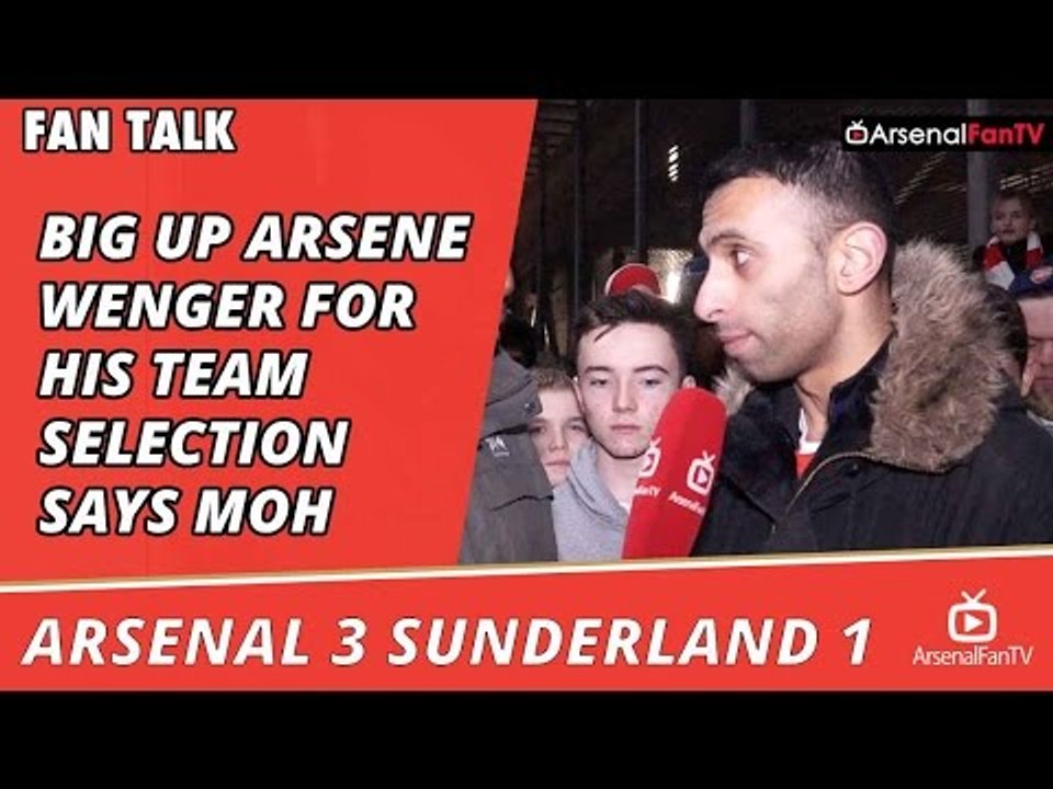 Big Up Arsene Wenger For His Team Selection says Moh  | Arsenal 3 Sunderland 1