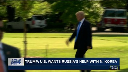 i24NEWS DESK | Trump: U.S. wants Russia's help with N.Korea  | Friday, December 15th 2017