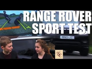 Kids test the new Range Rover Sport (uh-oh)