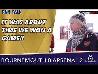 It Was About Time We Won A Game!! | Bournemouth 0 Arsenal 2