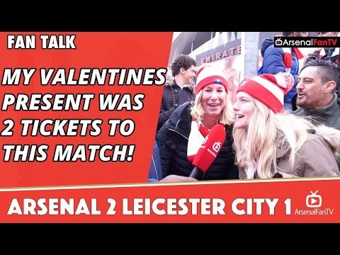 My Valentines Present Was 2 Tickets To This Incredible Match! | Arsenal 2 Leicester City 1