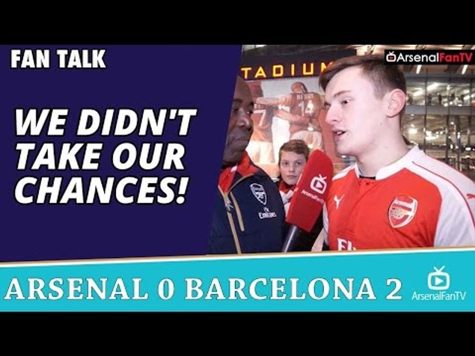 We Didn't Take Our Chances! | Arsenal 0 Barcelona 2