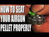 How to load an airgun pellet properly