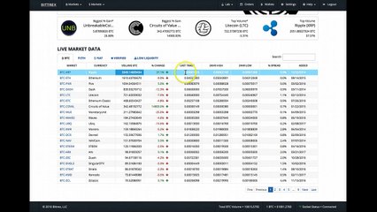 Bittrex Exchange Platform Overview