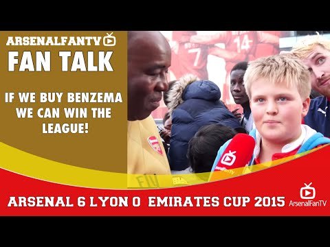 If We Buy Benzema We Can Win The League! | Arsenal 6 Lyon 0 | Emirates Cup.