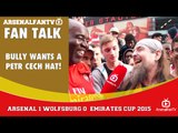 Bully Wants A Petr Cech Hat! | Arsenal 1 Wolfsburg 0 | Emirates Cup.