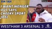 I Want Wenger Out says Cheeky Sport Joel | West Ham 3 Arsenal 3