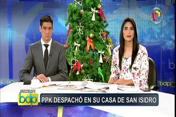 Presidente Kuczynski continuó con actividades en medio de crisis política