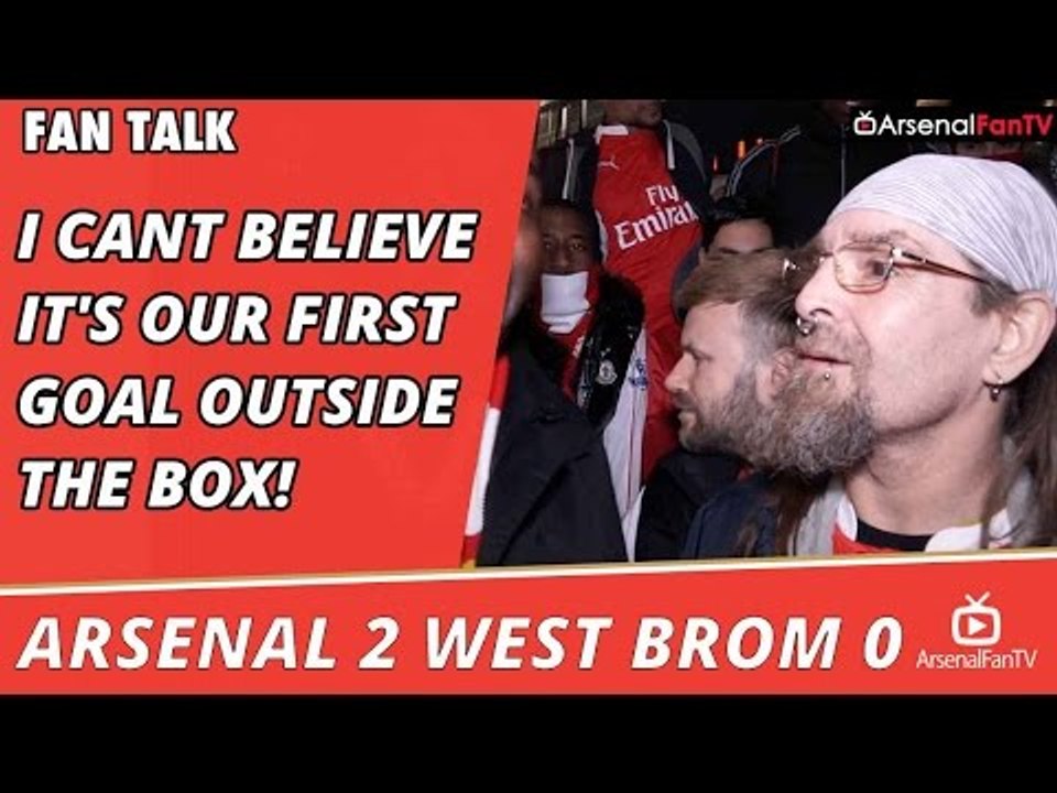 Arsenal 2 West Brom 0 | I Cant Believe It's Our First Goal Outside The Box!