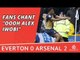 Arsenal Fans Chant "OOOH ALEX IWOBI"| Everton 0 Arsenal 2