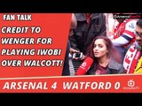 Credit To Wenger For Playing Iwobi Over Walcott! | Arsenal 4 Watford 0