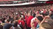 Arsenal Fans Celebrating St Totteringham's day Inside The Emirates (Brilliant Fan Footage)