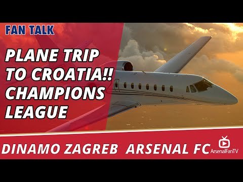 Plane Trip: Dinamo Zagreb v Arsenal | Champions League