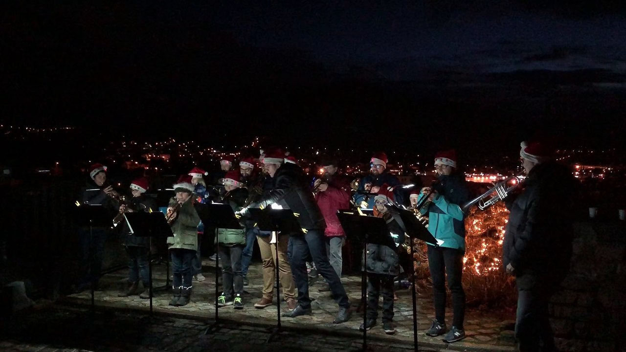 Ensemble de cuivres du conservatoire Olivier-Douchain à la chapelle Saint-Roch de Saint-Dié