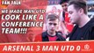 We Made Man Utd Look Like A Conference Team!!! | Arsenal 3 Man Utd 0