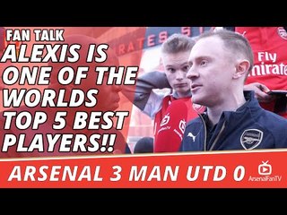 Alexis Is One Of The Worlds Top 5 Best Players!! | Arsenal 3 Man Utd 0