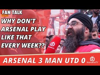 Why Don't Arsenal Play Like That Every Week??  | Arsenal 3 Man Utd 0
