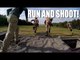 Run and shoot: Falling Plate targets