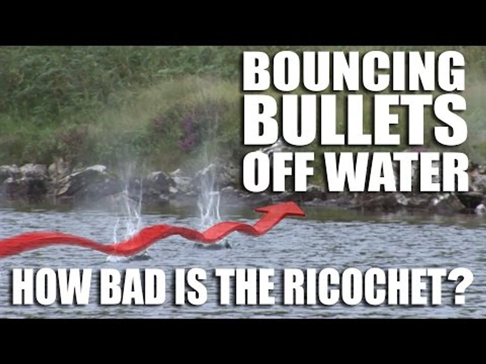 Bouncing Bullets off Water
