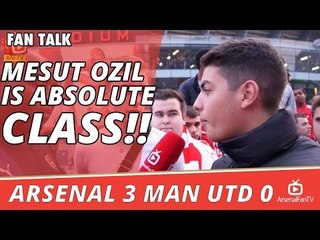 Mesut Ozil Is Absolute Class!! | Arsenal 3 Man Utd 0