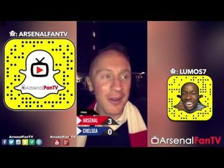 Arsenal 3-0 Chelsea Snapchat Story w/ Lumos