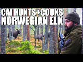 Cai Hunts+Cooks Norwegian Elk