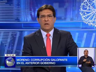 A medio español Presidente Moreno dijo que hubo corrupción galopante en el anterior gobierno