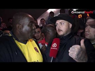 Arsenal vs FC Basel 2-0 | "RESPECT MY OPINION" DT Reacts Angrily To Pro Wenger Fan