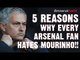 Man Utd vs Arsenal | 5 Reasons Why Every Arsenal Fan Hates Jose Mourinho!