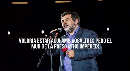 Primer missatge de veu de Jordi Sànchez des del seu empresonament