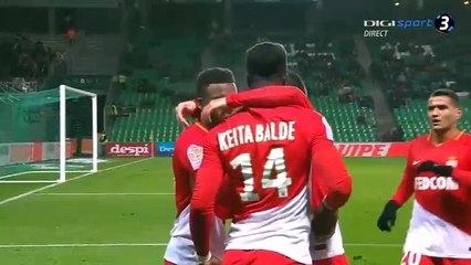 Thomas Lemar Goal - St Etienne 0-2 AS Monaco 15-12-2017