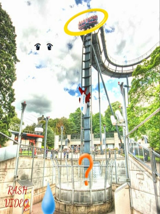 Oblivion front seat on ride pov alton towers I'm going underground so scary