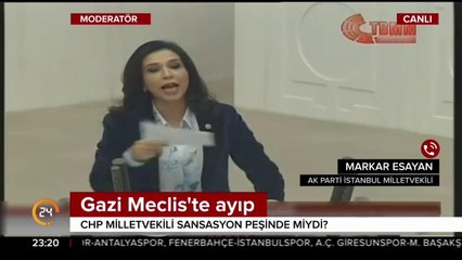 Gazi Meclis'te ayıp