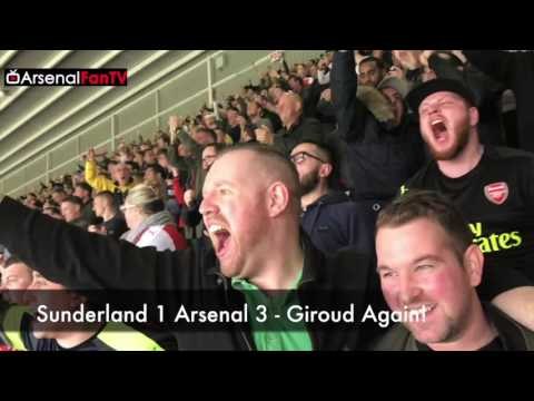 Arsenal Fans Takeover The Stadium Of Light | Sunderland vs Arsenal 1-4