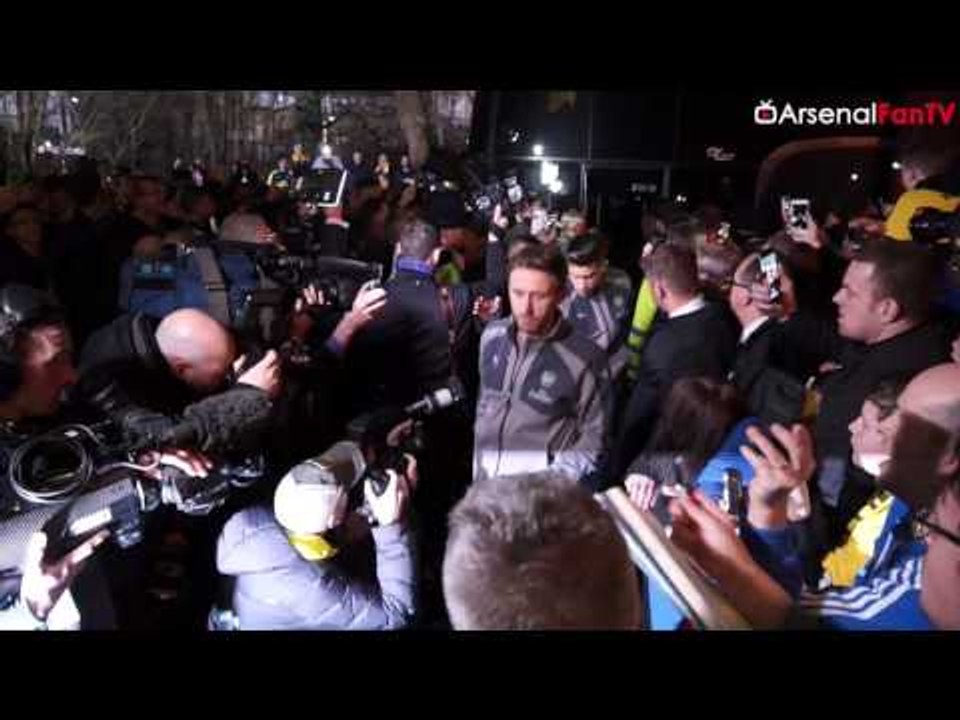 Sutton Utd vs Arsenal | Players Arriving AT Gander Green Lane Stadium
