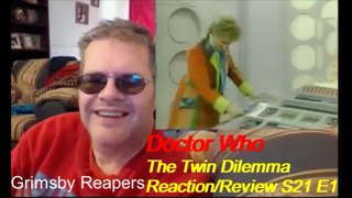 Doctor Who The Twin Dilemma Pt 1 reaction/review Colin Baker by The Grimsby Reapers