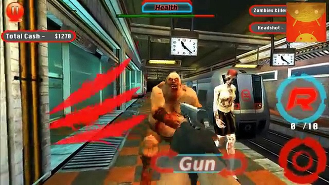 Zombie Shooter 3D Android Game GamePlay (HD) [Game For Kids]