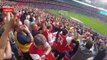 Gooners Takeover Wembley! | Arsenal Fans Celebrate Win Over Man City