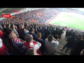 Jubilant Arsenal Fans Celebrate The Goals At Southampton!